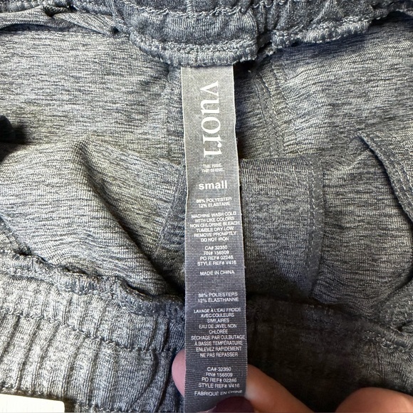 Vuori Sunday Performance Jogger Men's Small Gray Stretch Sweatpants Pull On Gym - Picture 6 of 11